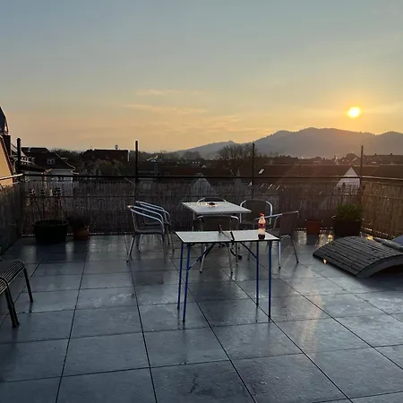 Rooftop-apartment Citylage * אופנבורג