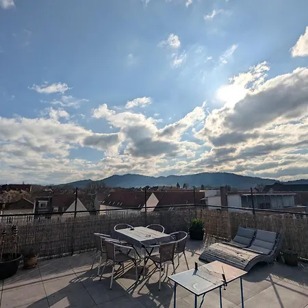 Rooftop-apartment Citylage * אופנבורג